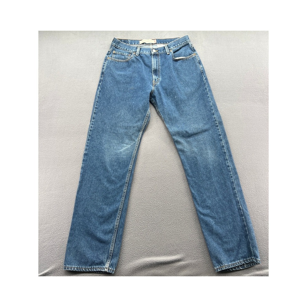 VTG Levis 505 Regular Fit Mens Jeans Straight Leg Medium Wash Blue Denim 36x36